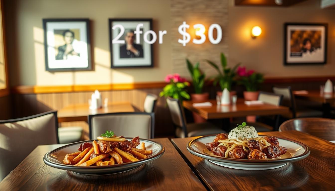Applebee's 2 for $30 Menu