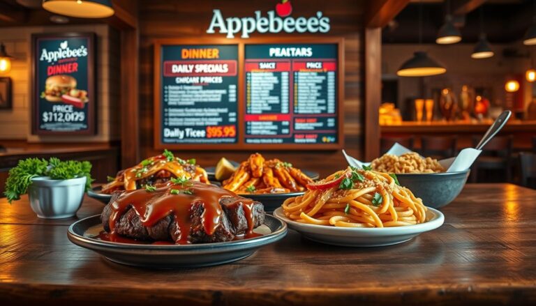 Dinner Applebee's Menu Specials with Prices
