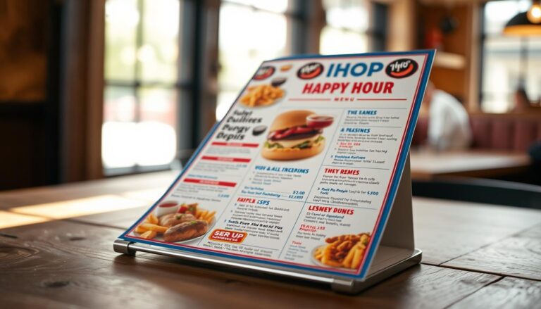 IHOP Happy Hour Menu