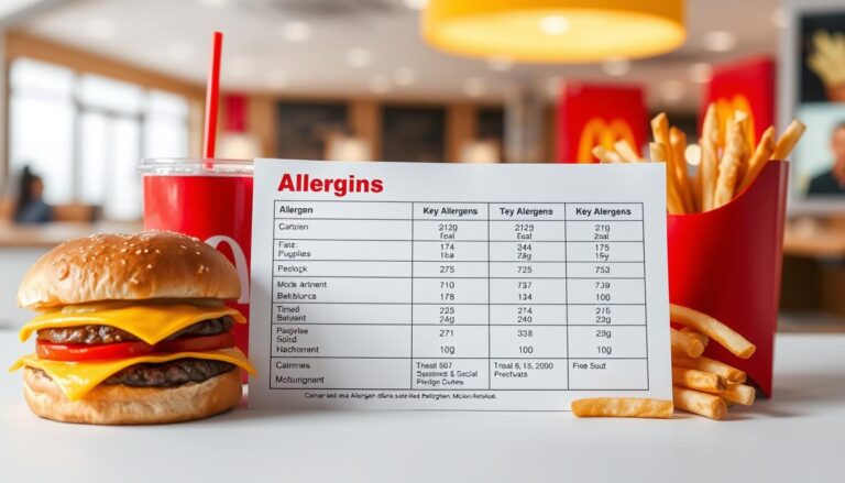 McDonald's Allergen Menu