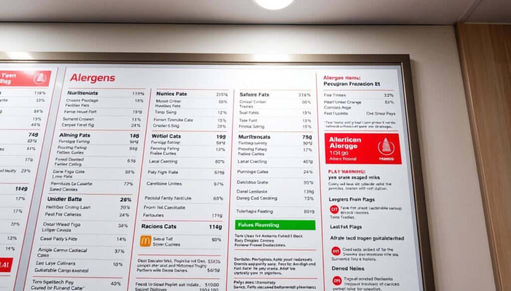 McDonald's dietary info