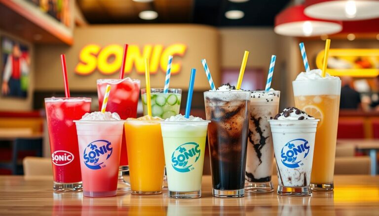 Sonic Drink Menu