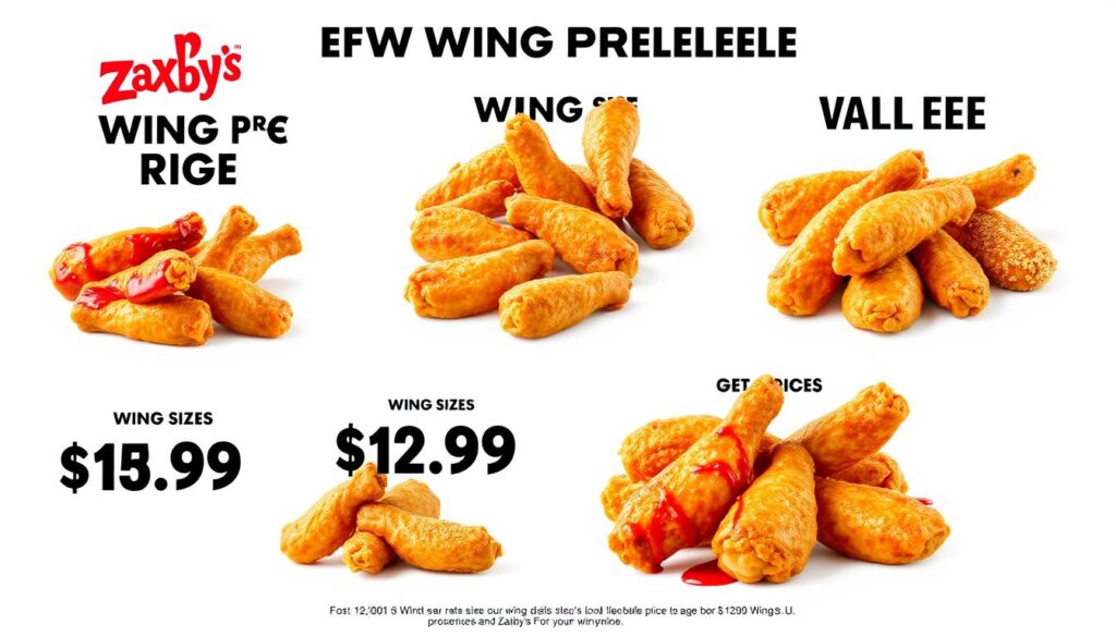 Zaxby's Wing Price Options
