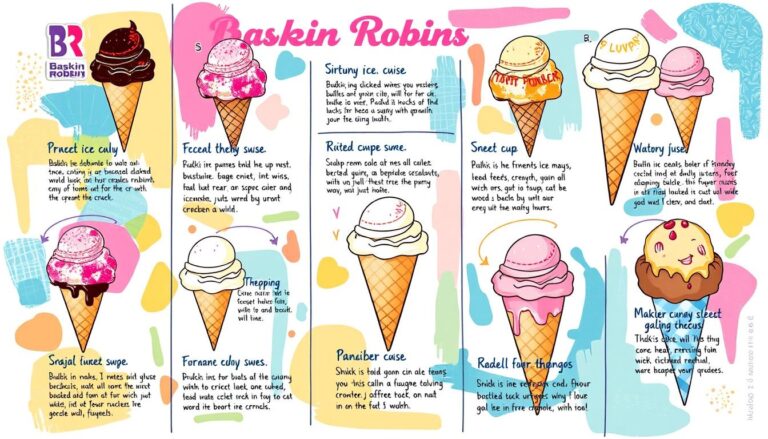baskin robbins menu flavors