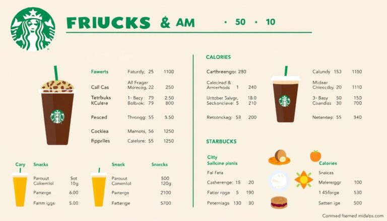starbucks calories menu price