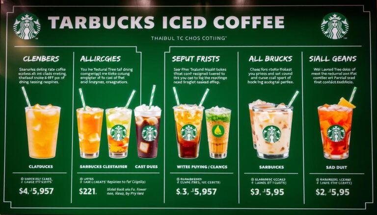 starbucks iced coffee menu price