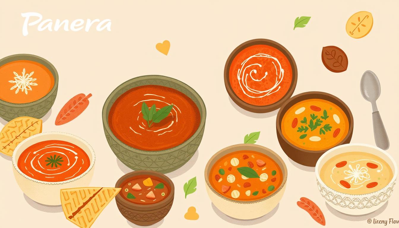 panera bread soup menu