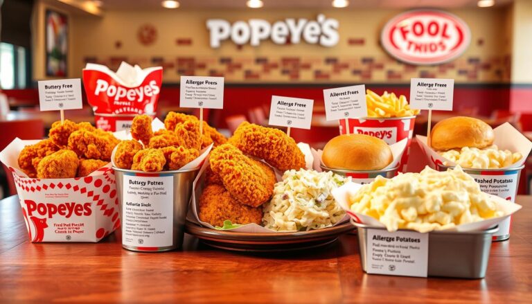 popeyes allergen menu