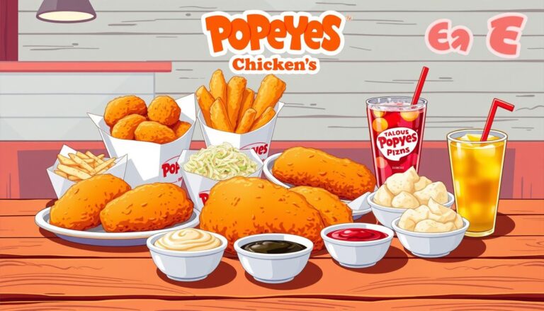 popeyes chicken menu