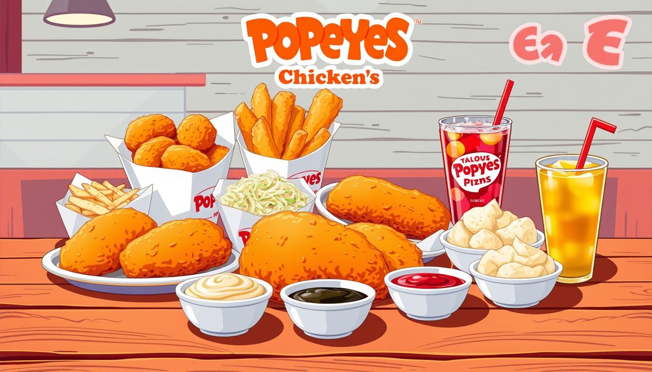 popeyes chicken menu