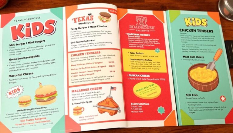 texas roadhouse kids menu