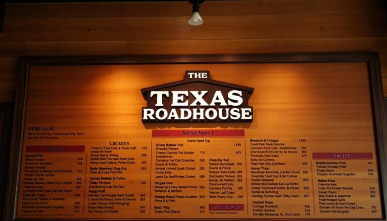 texas roadhouse menu