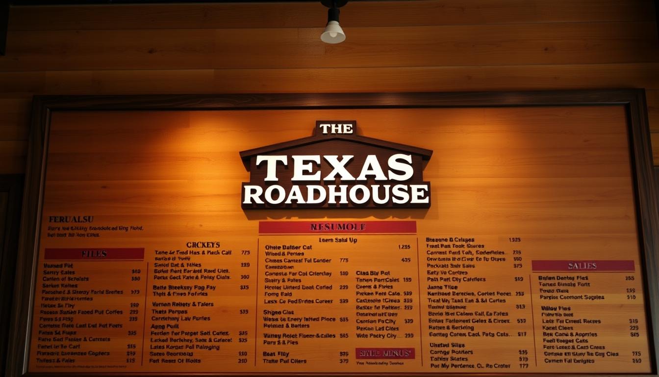 texas roadhouse menu