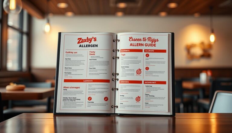 zaxby's allergen menu
