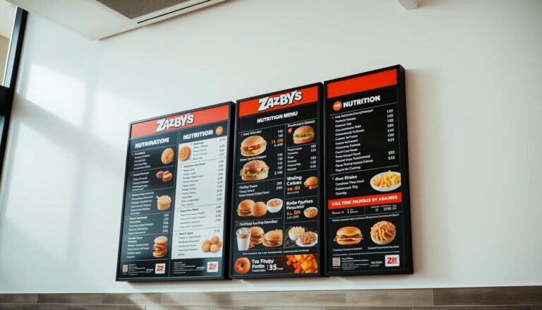 zaxby's nutrition menu