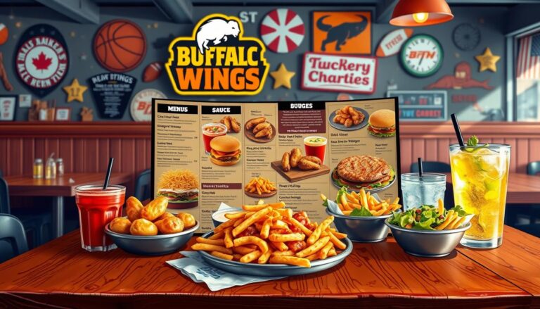 buffalo wild wings menu